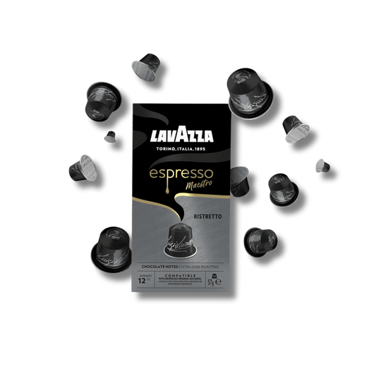 קפסולות קפה לוואצה ריסטרטו תואם נספרסו