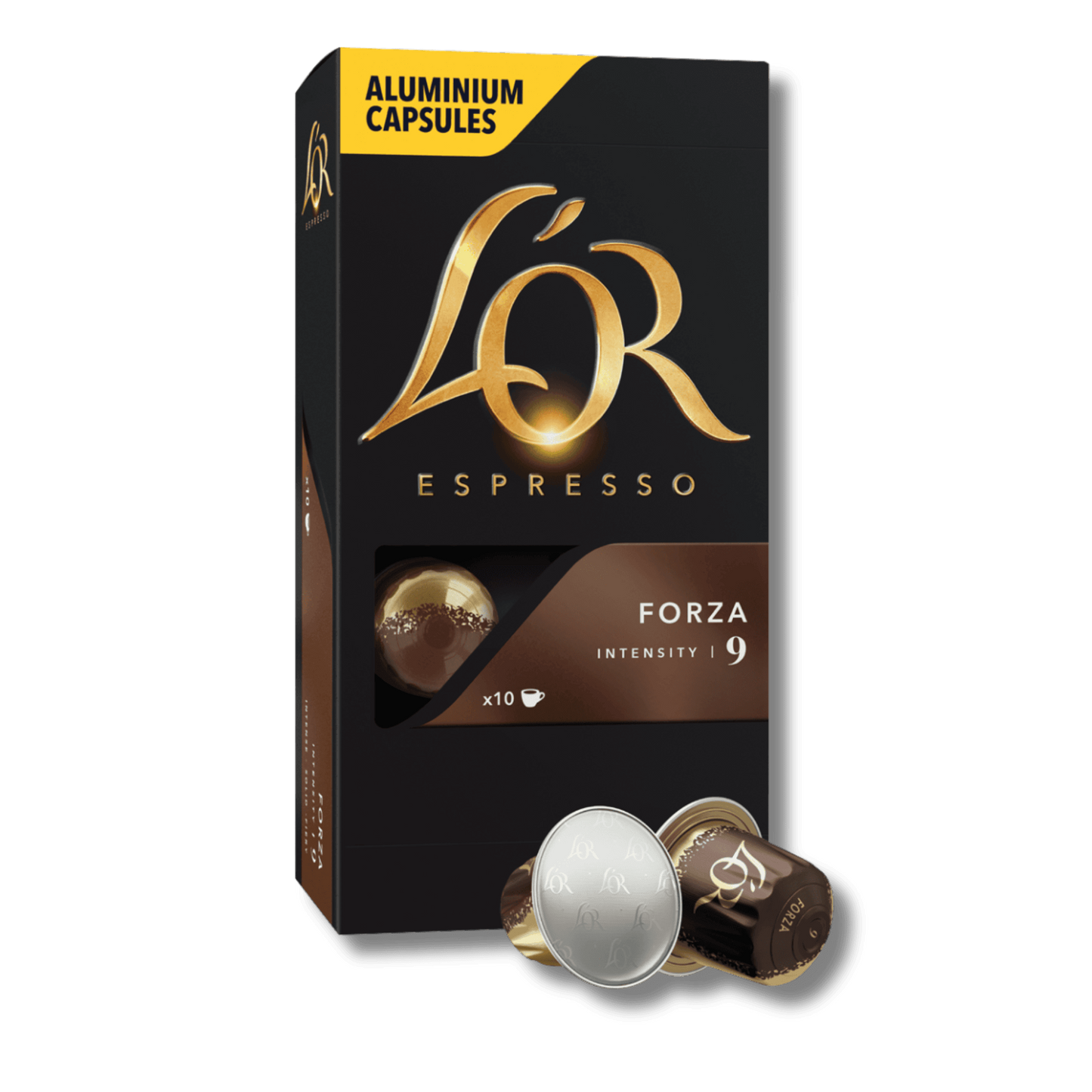 קפסולות קפה לור פורזה עוצמה 9