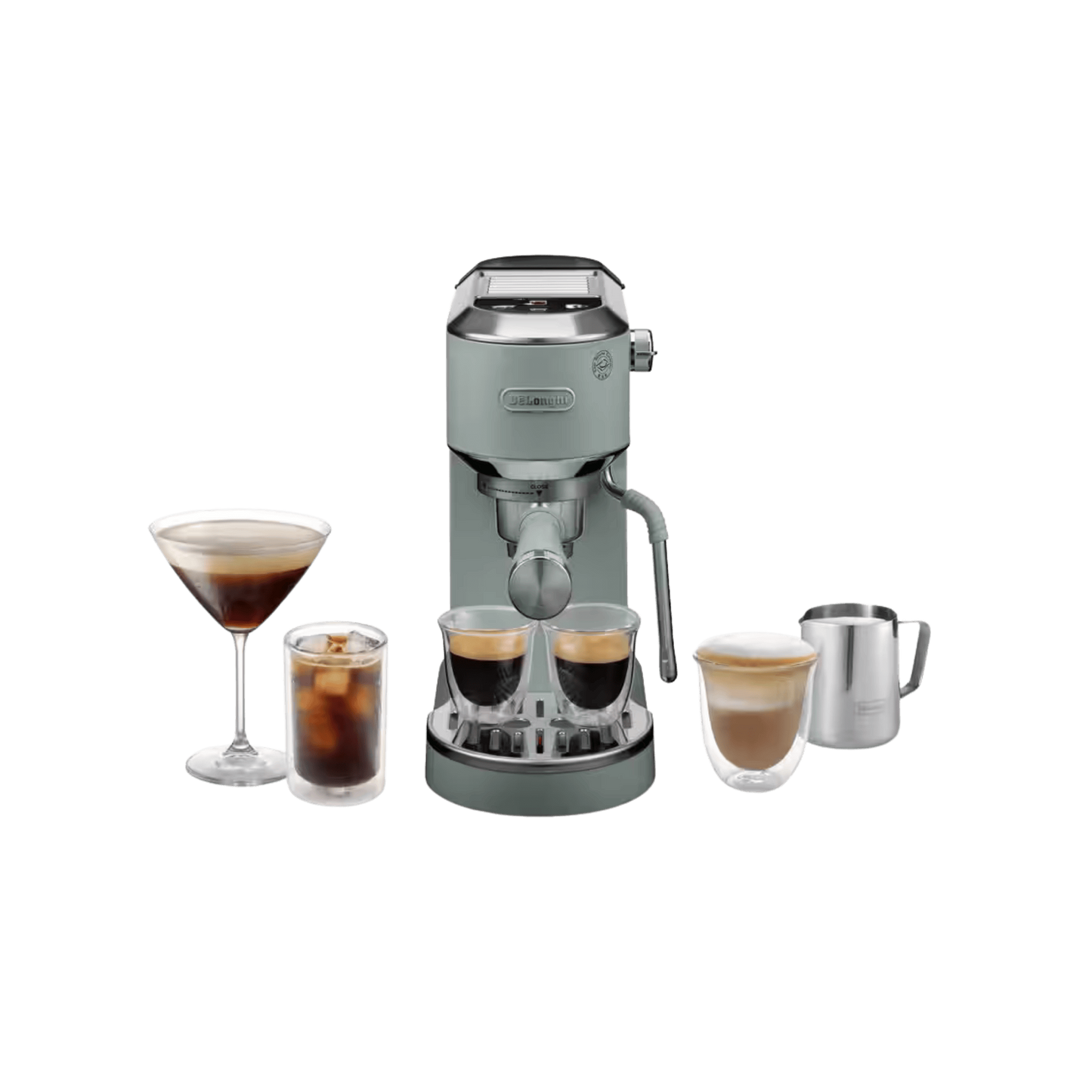 מכונת קפה אספרסו ידנית דה לונגי DeLonghi Dedica Duo דגם EC890.GR