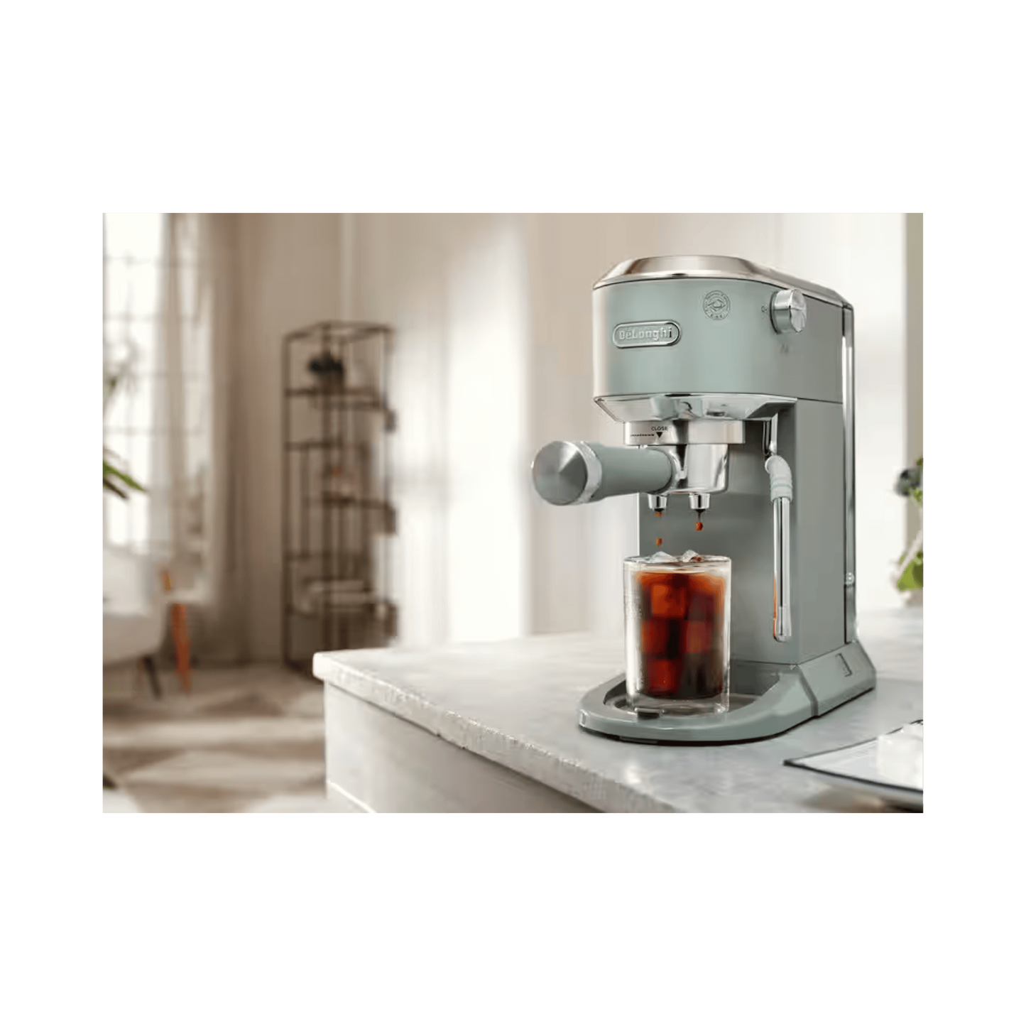 מכונת קפה אספרסו ידנית דה לונגי DeLonghi Dedica Duo דגם EC890.GR