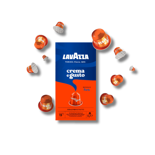 קפסולות קפה לוואצה גוסטו פורטה תואם נספרסו