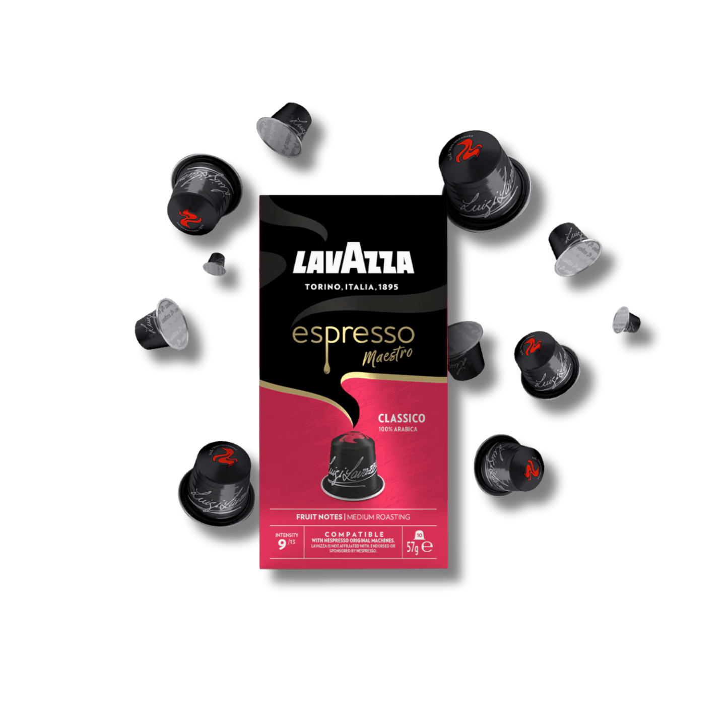 קפסולות קפה לוואצה קלסיק 10 תואם נספרסו