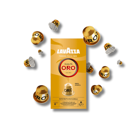קפסולות קפה לוואצה אורו תואם נספרסו