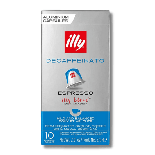 קפסולות illy דקפאיניטו נטול קפאין - תואם נספרסו | Tazza